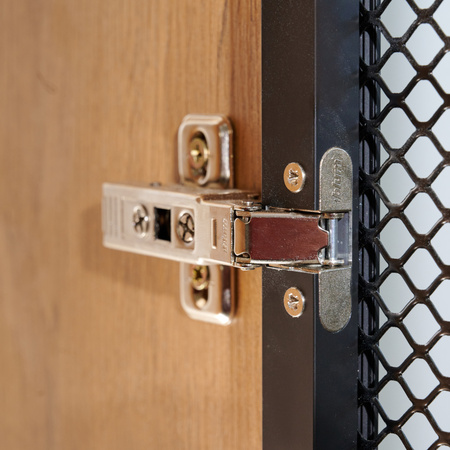 Ramka Aluminiowa F1 z Dekoracyjną Siatką Cięto-ciągnioną 16/8 mm - Konfigurator na wymiar