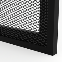 Ramka Aluminiowa F4 z Dekoracyjną Siatką Cięto-ciągnioną 16/8 mm - Konfigurator na wymiar