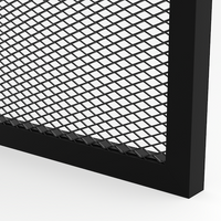 Ramka Aluminiowa F1 z Dekoracyjną Siatką Cięto-ciągnioną 16/8 mm - Konfigurator na wymiar