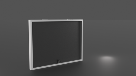 Aluminiowa Wewnętrzna Gablota Tablica Ogłoszeniowa - Kolor Biały - Konfigurator na wymiar