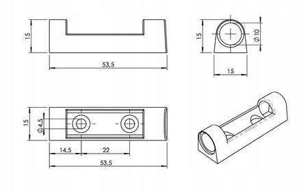 Hafele Adapter do Odbojnika