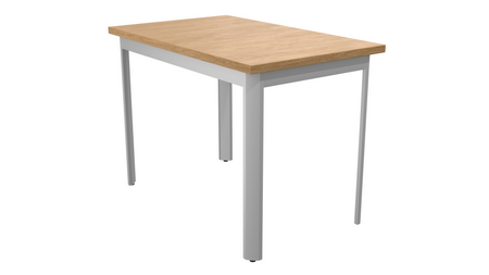 Stelaż Loftowy TWIN – Aluminiowa Podstawa Stołu – Naturalne aluminium – Konfigurator na wymiar