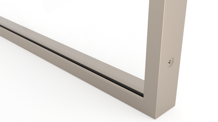 Ramka aluminiowa F6 Szampan - Konfigurator profili do frontów i luster na wymiar