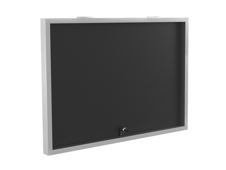 Aluminiowa Wewnętrzna Gablota Tablica Ogłoszeniowa - Kolor Biały - Konfigurator na wymiar