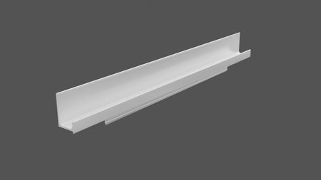 Uchwyt Krawędziowy FE-2 Biały Lakier Proszkowy - Konfigurator uchwytów na dowolny wymiar