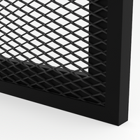 Ramka Aluminiowa F4 z Dekoracyjną Siatką Cięto-ciągnioną 28/14 mm - Konfigurator na wymiar