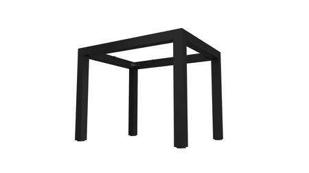 Stelaż Loftowy Premium 60×60 mm – Aluminiowa Podstawa Stołu – Czarny mat – Konfigurator na wymiar
