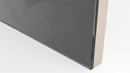 Ramka aluminiowa F2 Kaszmir - Konfigurator profili do frontów i luster na wymiar