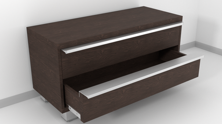 Uchwyt Krawędziowy FE-6 Zaokrąglony Surowe Aluminium - Konfigurator uchwytów na dowolny wymiar