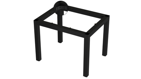 Stelaż Loftowy Premium 60×60 mm – Aluminiowa Podstawa Stołu – Czarny mat – Konfigurator na wymiar