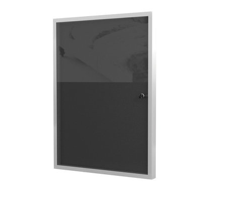 Aluminiowa Wewnętrzna Gablota Tablica Ogłoszeniowa - Kolor Biały - Konfigurator na wymiar