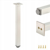 1 x Aluminiowa noga meblowa regulowana FEST 30x30 mm - Alu