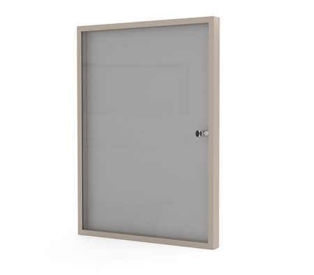 Aluminiowa Wewnętrzna Gablota Tablica Ogłoszeniowa - Kolor Szampan - Konfigurator na wymiar