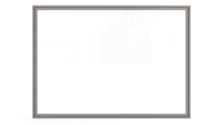 Ramka aluminiowa F10 Inox - Konfigurator profili do frontów i luster na wymiar