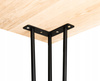 4 x Noga stołowa typu Hairpin 406 mm Czarna