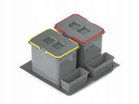 Pojemnik na odpady Rejs Praktiko 60 2x15l