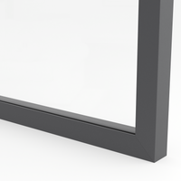 Ramka aluminiowa F1 Antracyt - Konfigurator profili do frontów i luster na wymiar