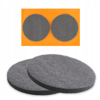 Okrągły filc meblowy samoprzylepny FI 70 mm szary (2 sztuki)