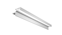 Aluminiowy profil kanał LED wieńcowy (aluminium) + Klosz - Konfigurator na wymiar