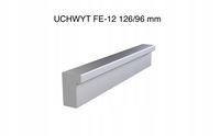 Aluminiowy uchwyt meblowy FE-12 aluminium