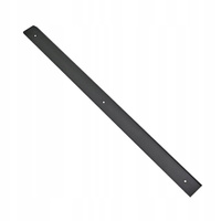 Aluminiowa listwa blatowa boczna K38-I Czarny mat Lewa