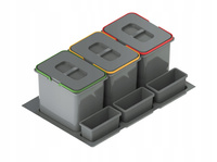 Pojemnik na odpady Rejs Praktiko 80 3x20l